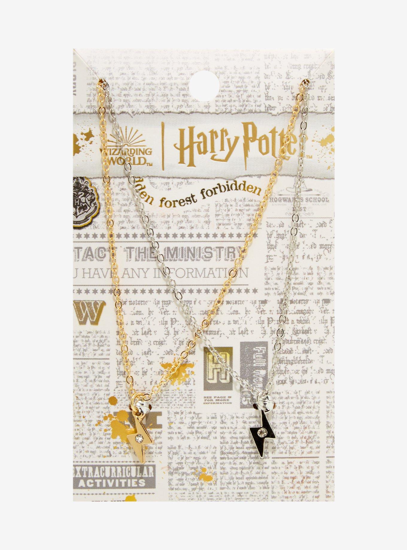 Harry Potter Lightning Bolt Best Friend Necklace Set, , alternate