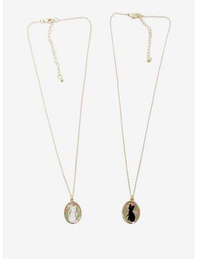 Sailor Moon Artemis & Luna Locket Best Friend Necklace Set, , hi-res