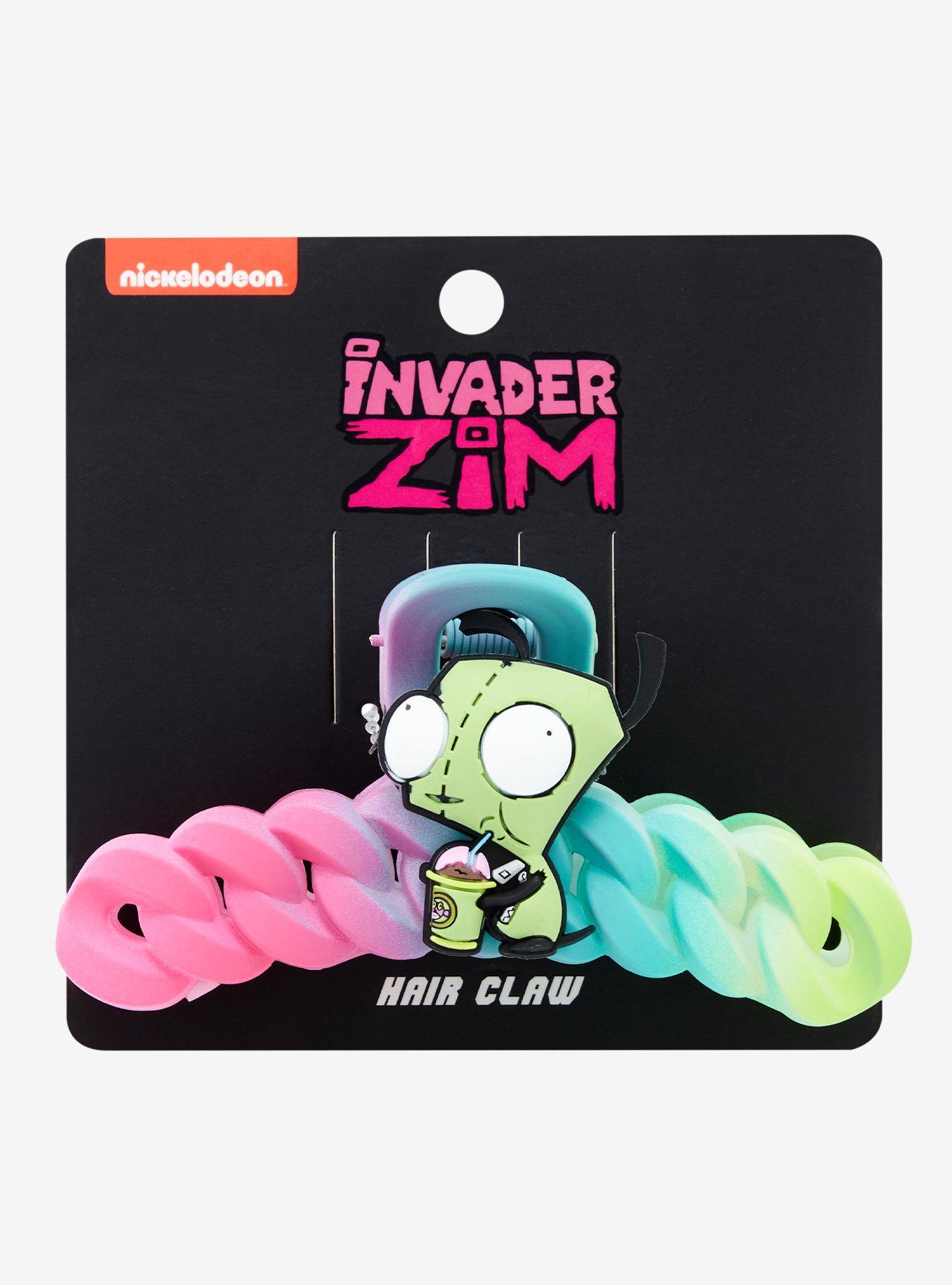 Invader Zim GIR Ombre Claw Hair Clip, , alternate