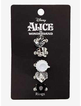 Disney Alice In Wonderland Icons Ring Set, , hi-res