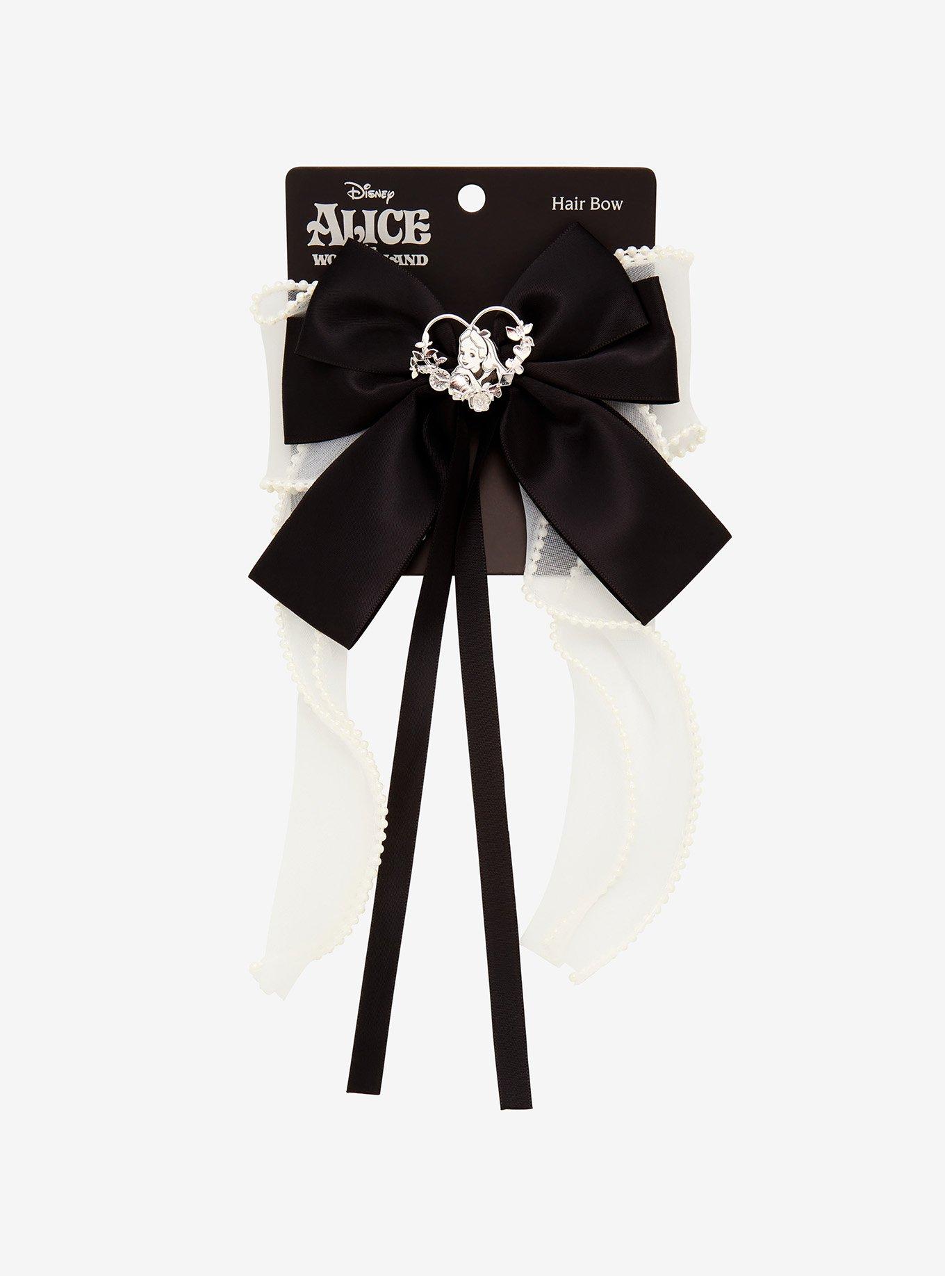 Disney Alice In Wonderland Alice Heart Hair Bow, , alternate