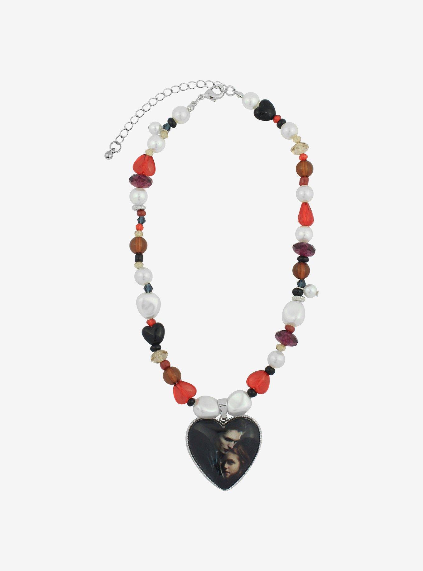 Twilight Beaded Edward & Bella Necklace, , alternate