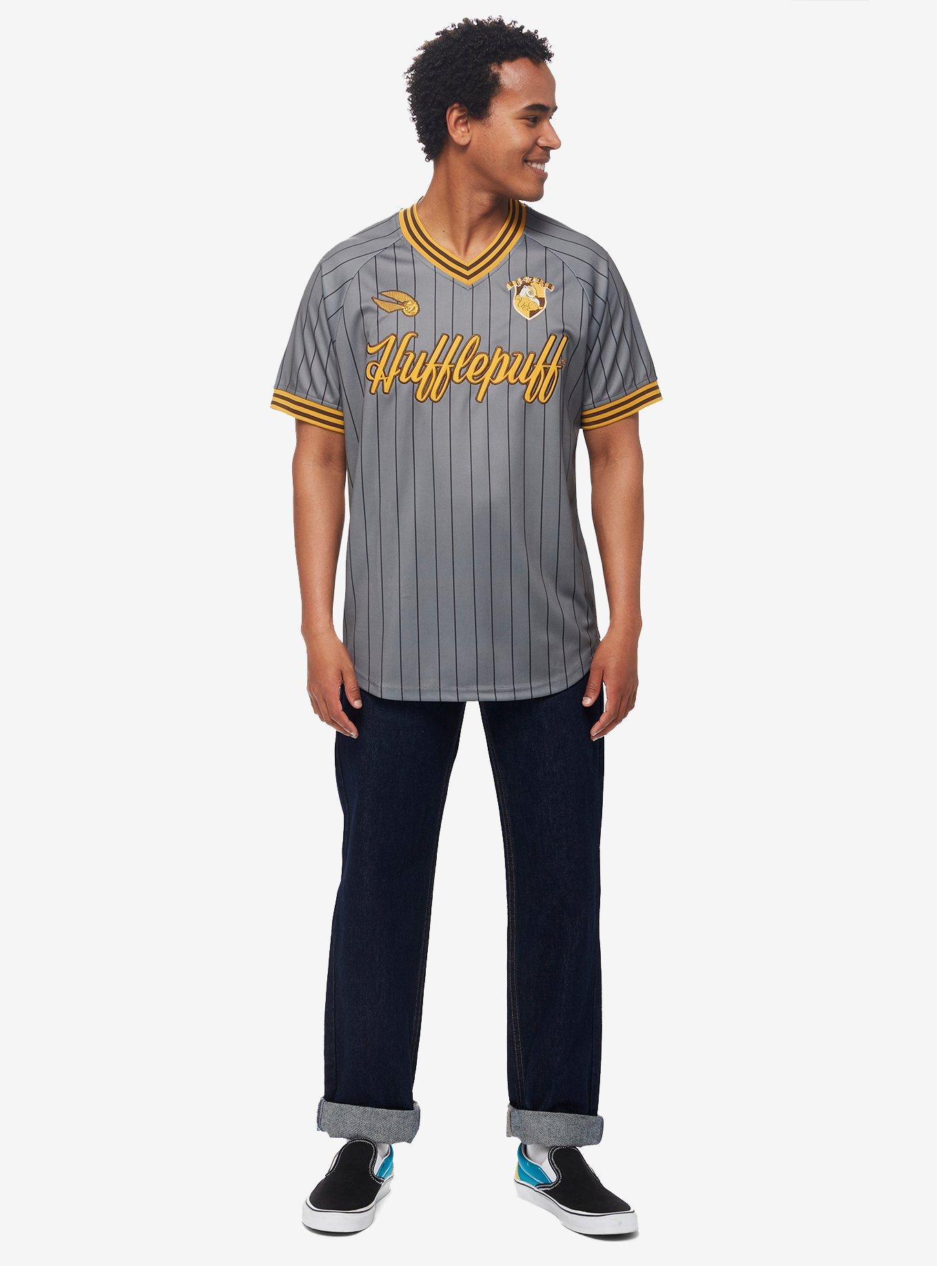 Harry Potter Hufflepuff Soccer Jersey - BoxLunch Exclusive, GREY, alternate