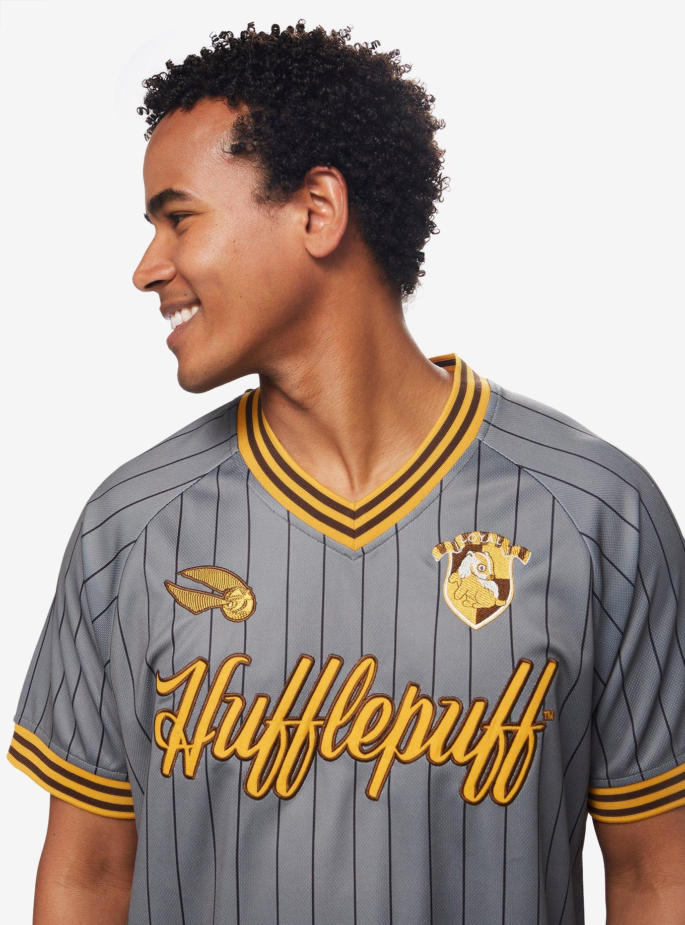 Harry Potter Hufflepuff Soccer Jersey - BoxLunch Exclusive, GREY, alternate