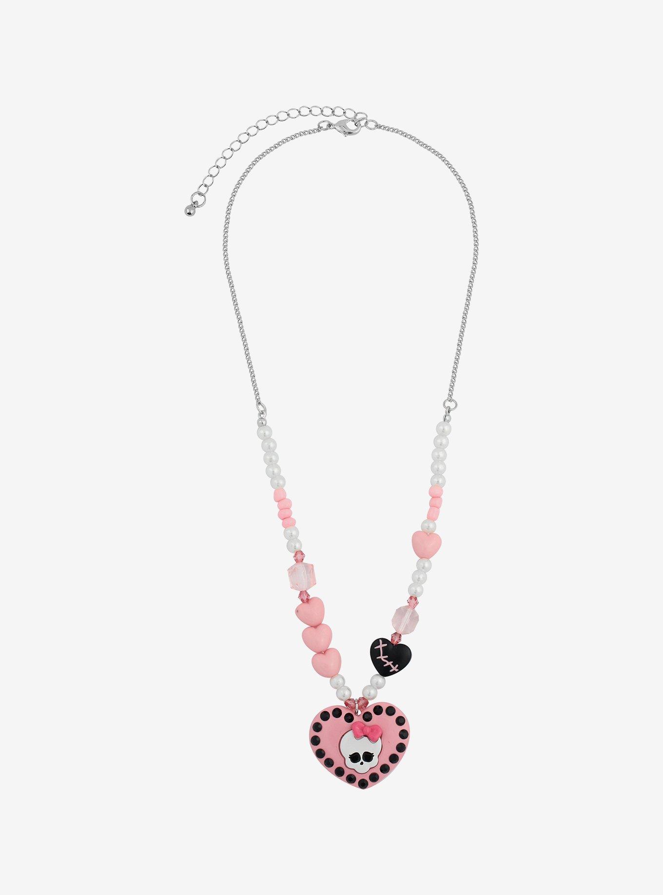 Monster High Skullette Beaded Necklace, , alternate