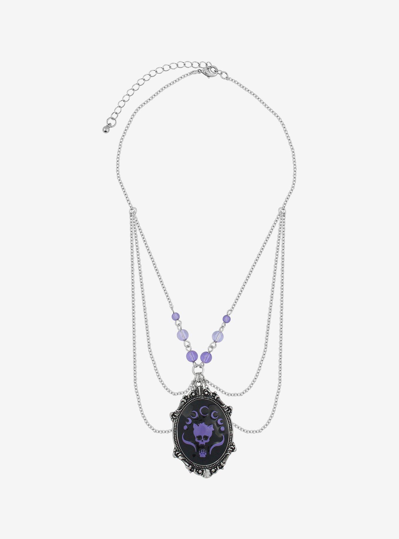 Monster High Cameo Layered Necklace, , alternate