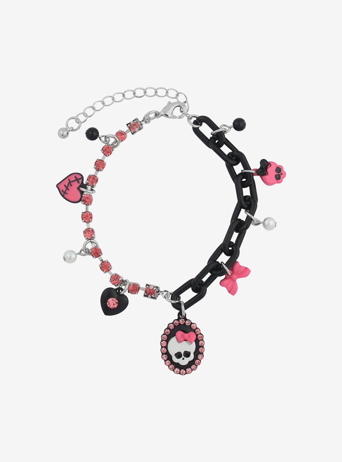 Monster High Mismatch Chain Charm Bracelet, , alternate