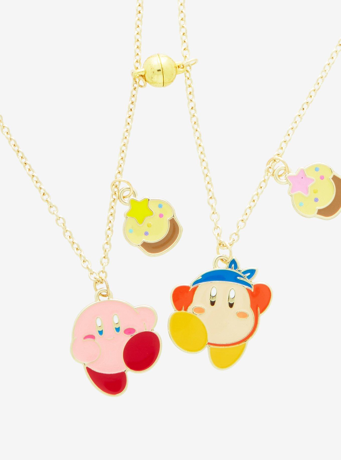 Kirby Waddle Dee Cupcake Best Friend Necklace Set, , alternate
