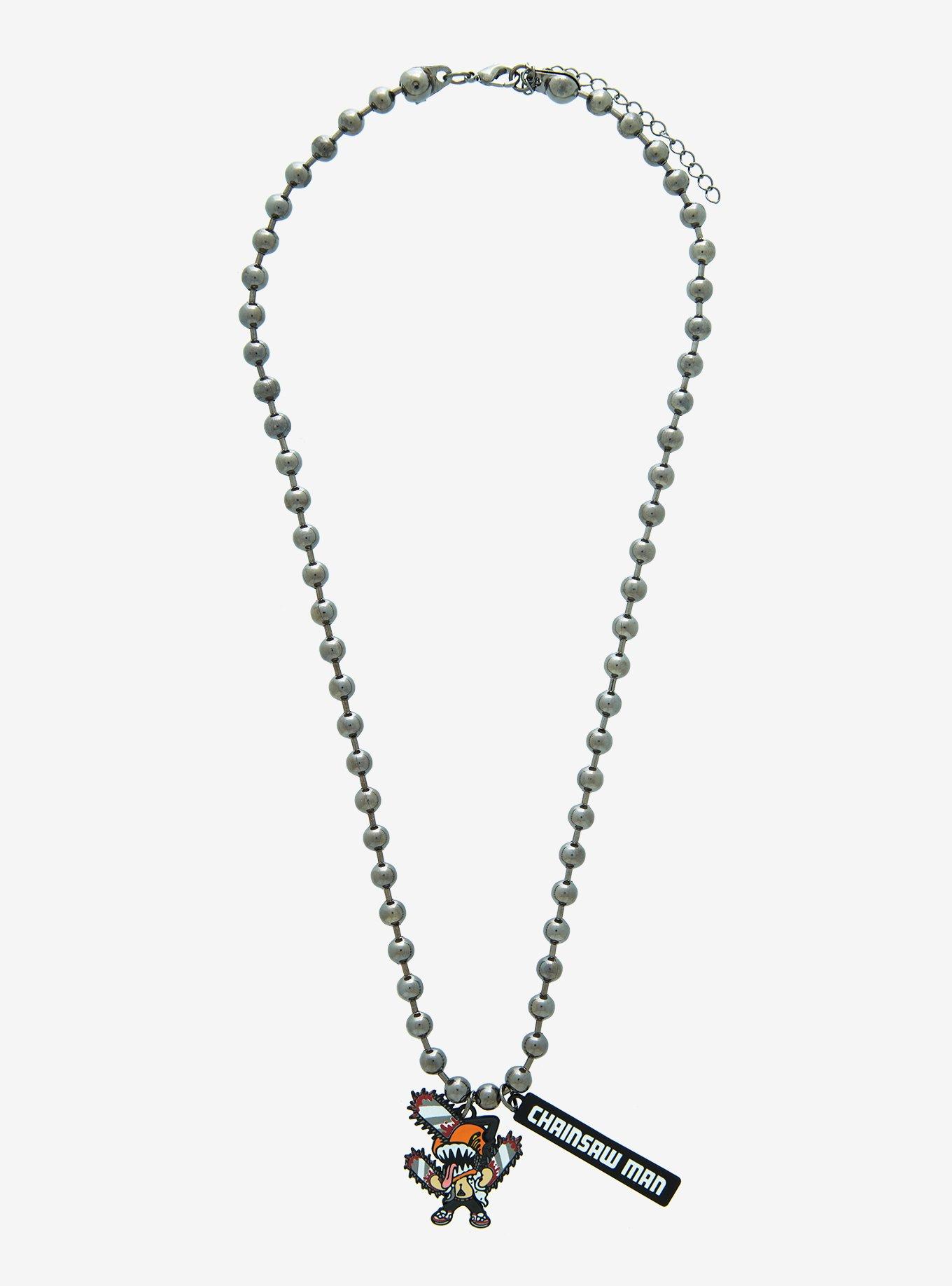 Chainsaw Man Denji Ball Chain Necklace, , alternate