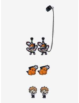 Chainsaw Man Character Stud & Cuff Earring Set, , hi-res