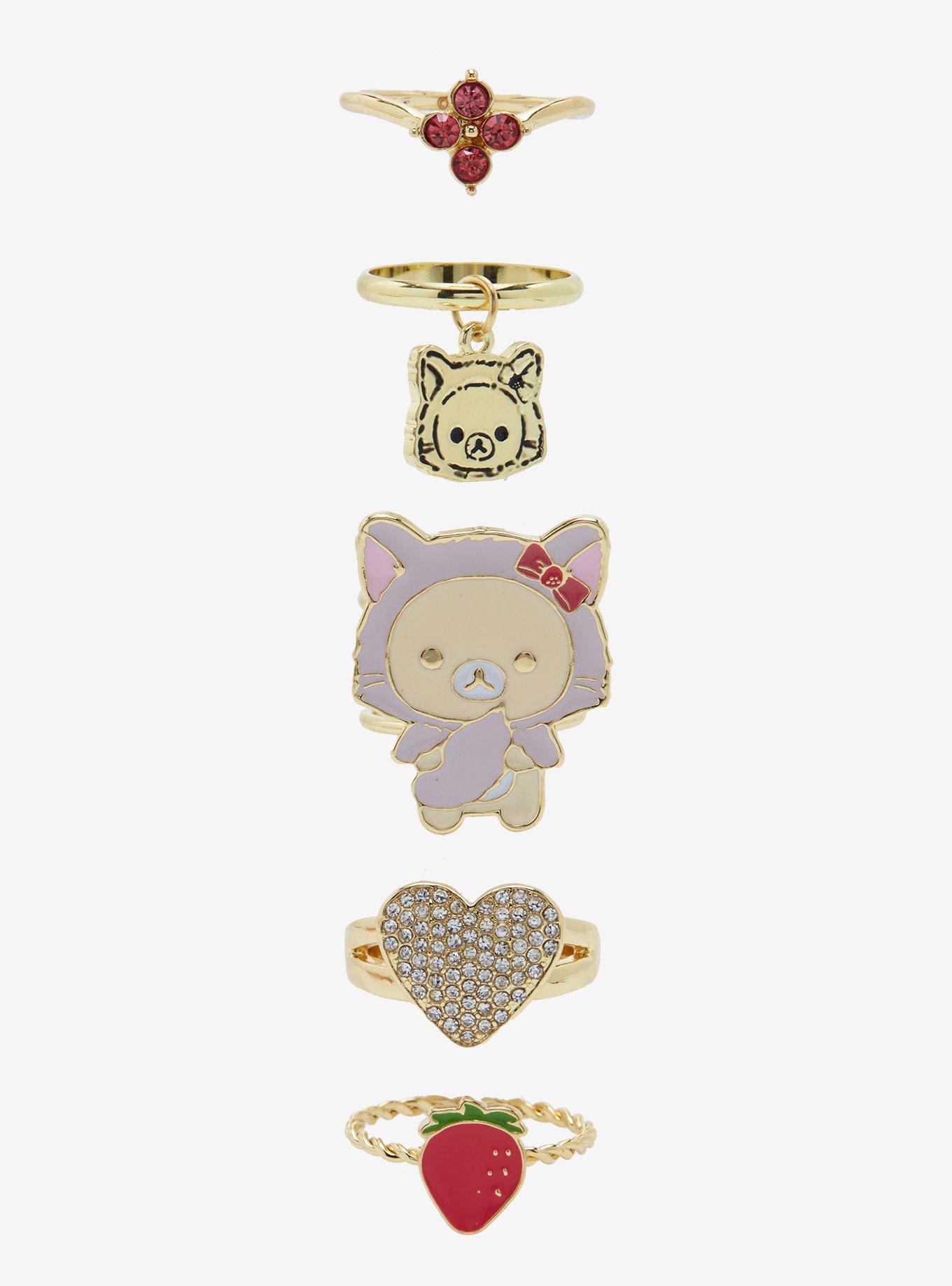 Rilakkuma Korilakkuma Cat Ring Set, , alternate