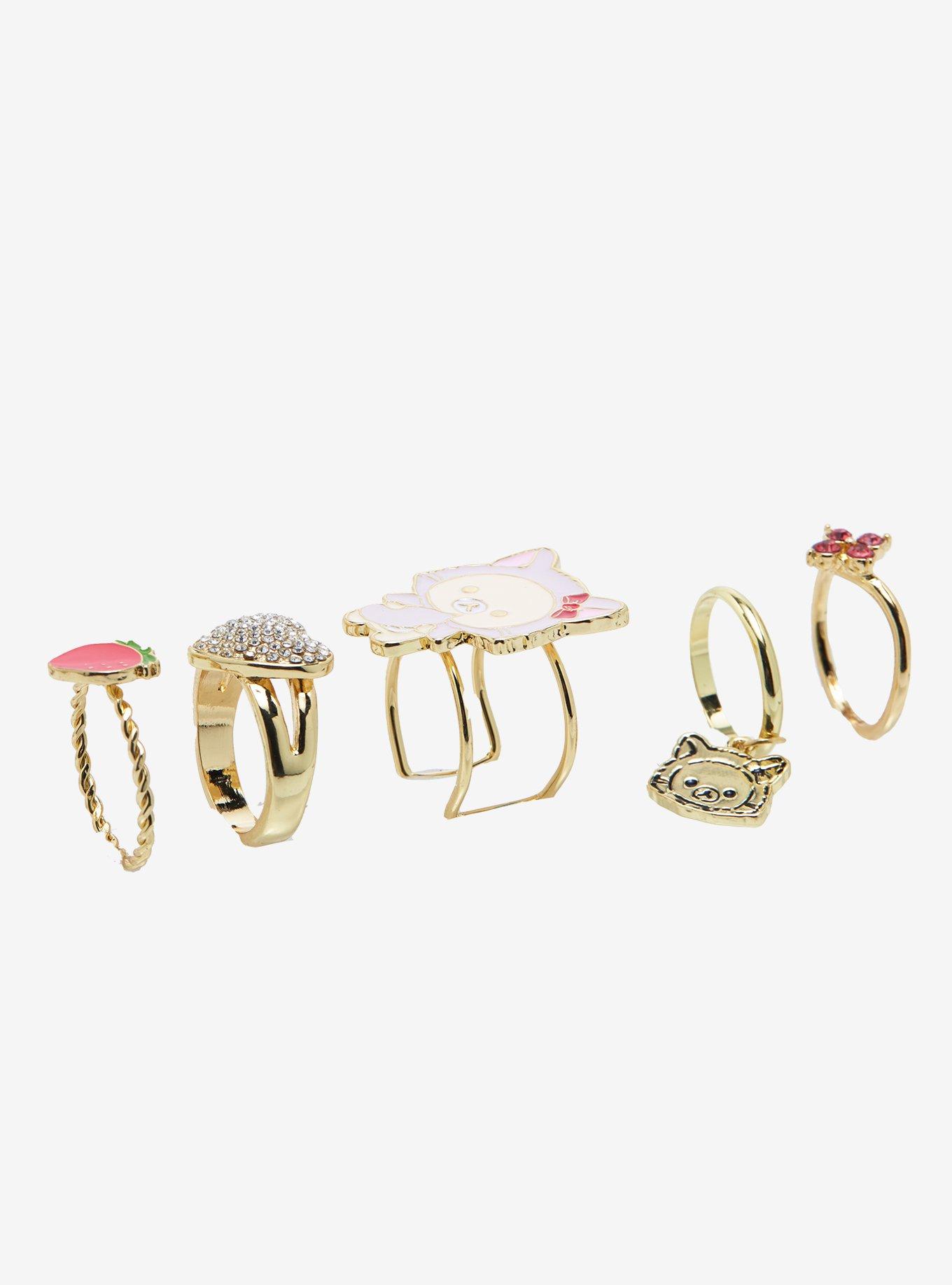 Rilakkuma Korilakkuma Cat Ring Set, , alternate