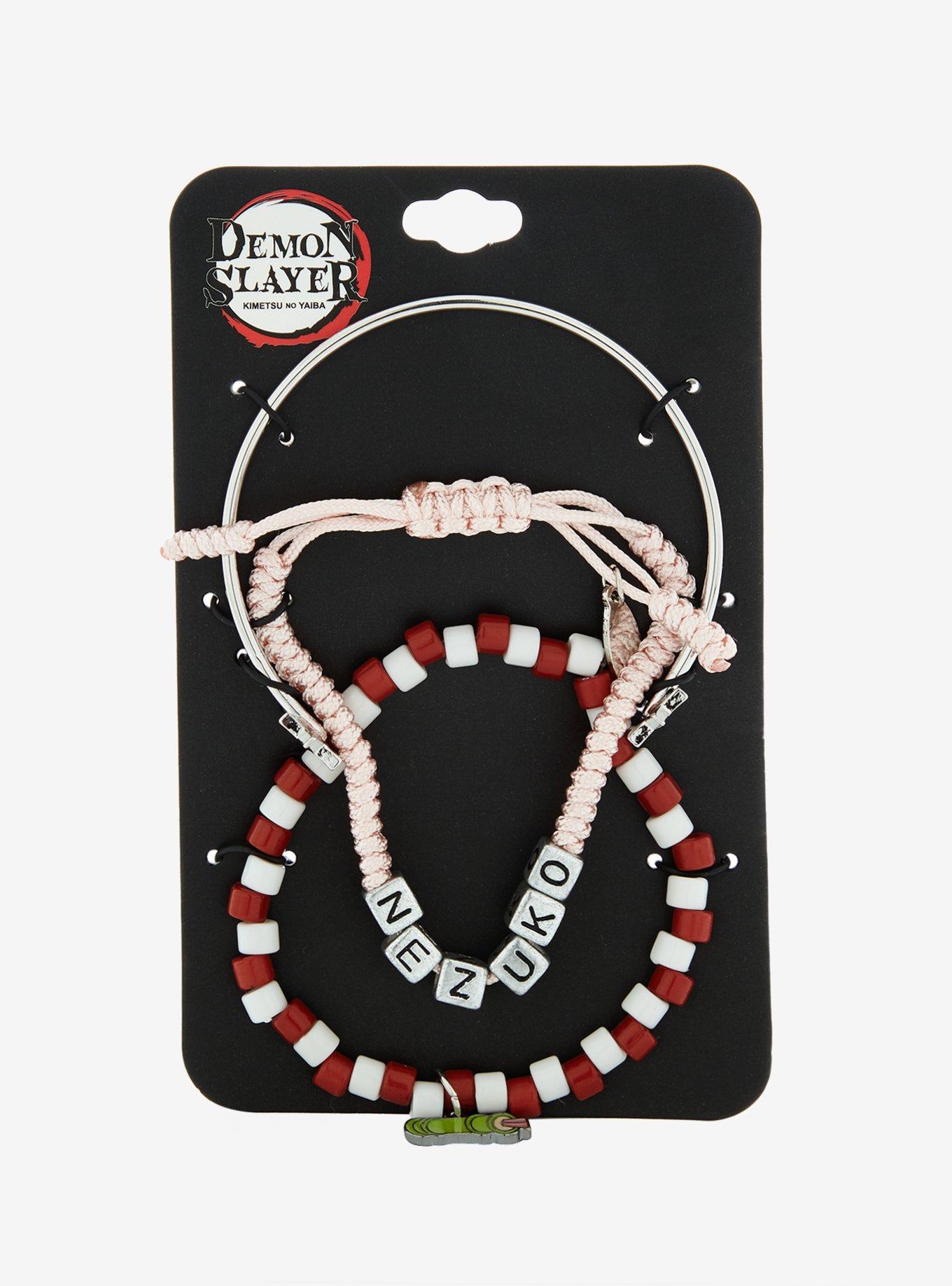 Demon Slayer: Kimetsu No Yaiba Nezuko Bracelet Set, , hi-res