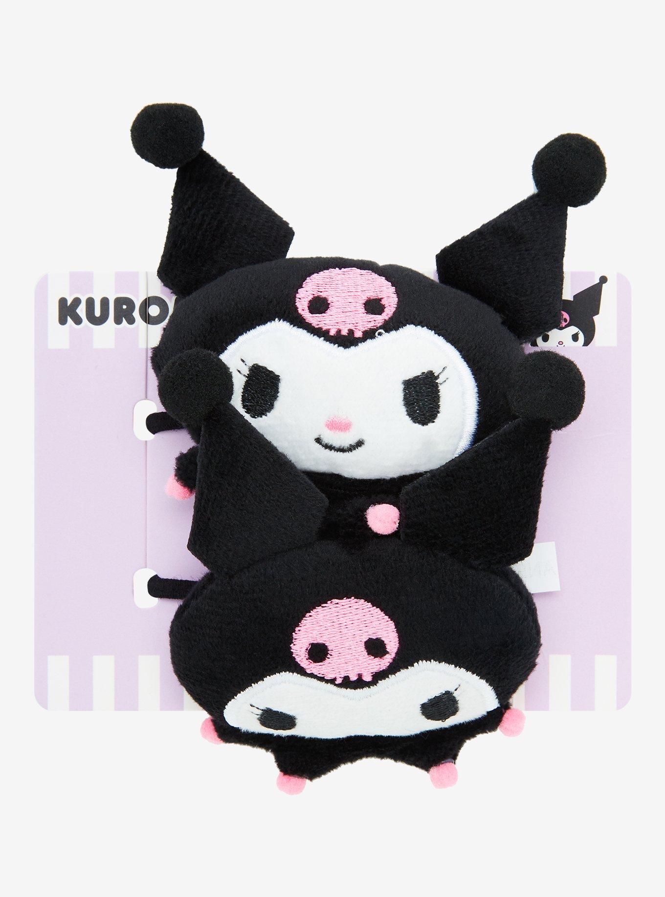 Kuromi Plush Hair Tie Set, , alternate