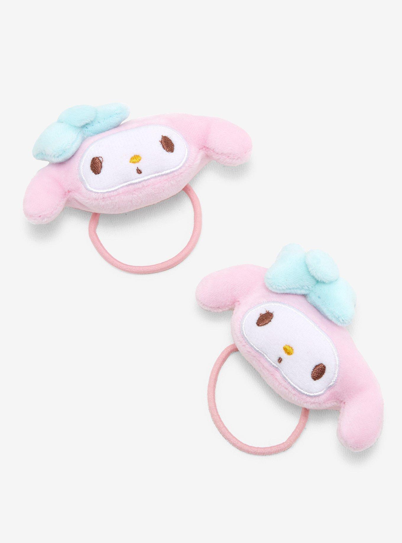 My Melody Plush Hair Tie Set, , alternate