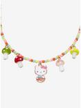 Hello Kitty And Friends Mushroom Beaded Charm Necklace, , alternate
