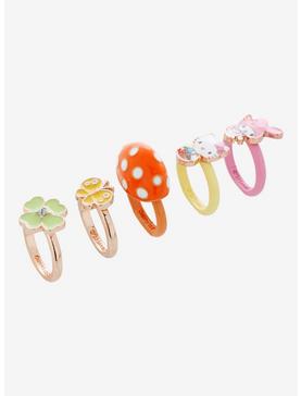 Hello Kitty And Friends Mushroom Garden Ring Set, , hi-res