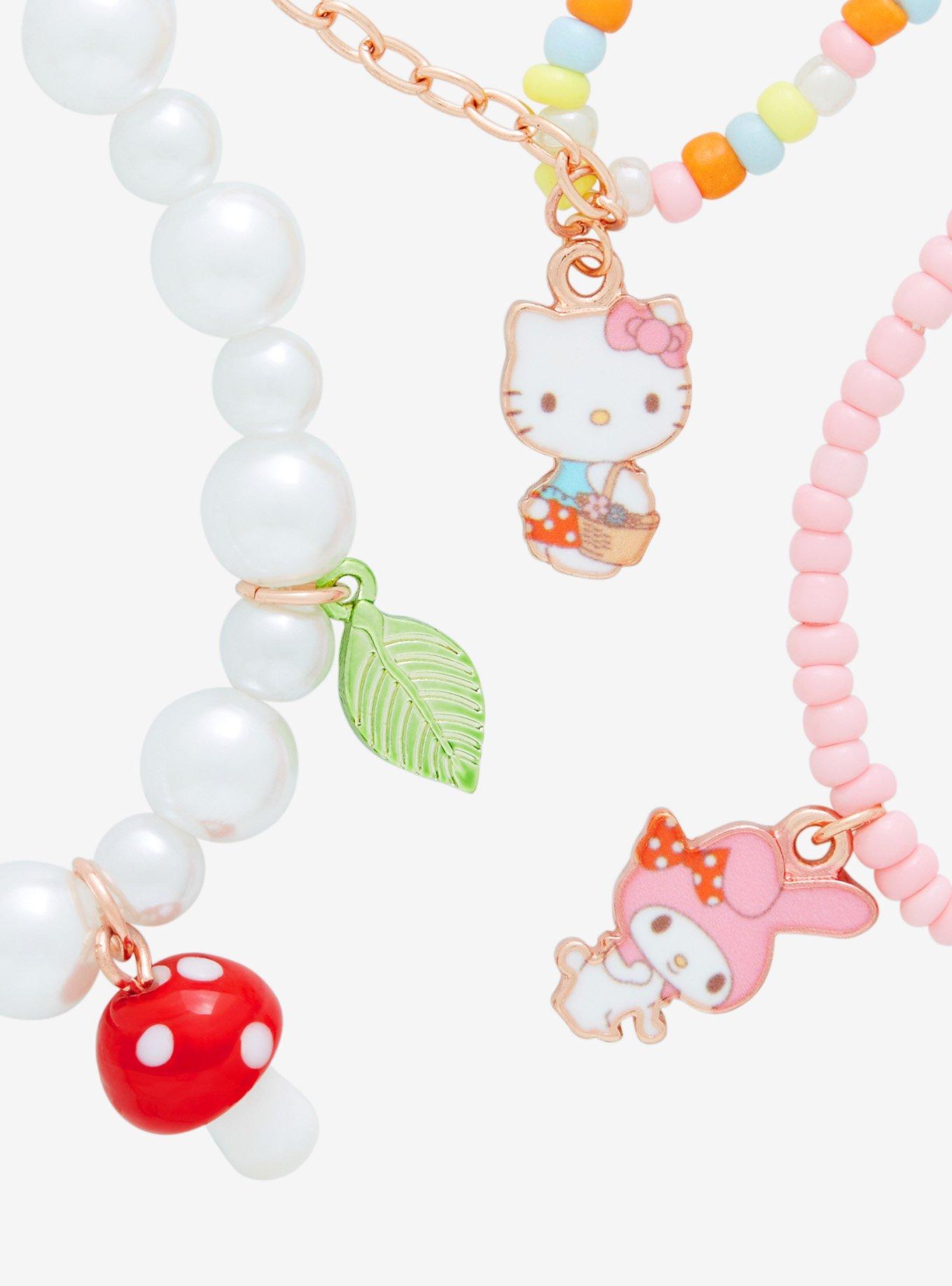 Hello Kitty & My Melody Mushroom Bracelet Set, , alternate