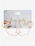Disney100 Mickey Mouse Outline Hoop Earrings, , alternate