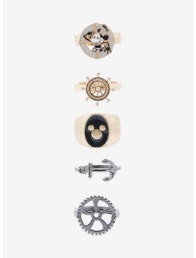 Plus Size Disney100 Mickey Mouse Steamboat Willie Ring Set, , hi-res