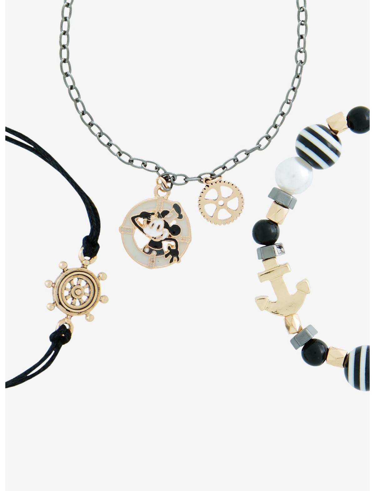 Disney100 Mickey Mouse Steamboat Willie Bracelet Set, , alternate