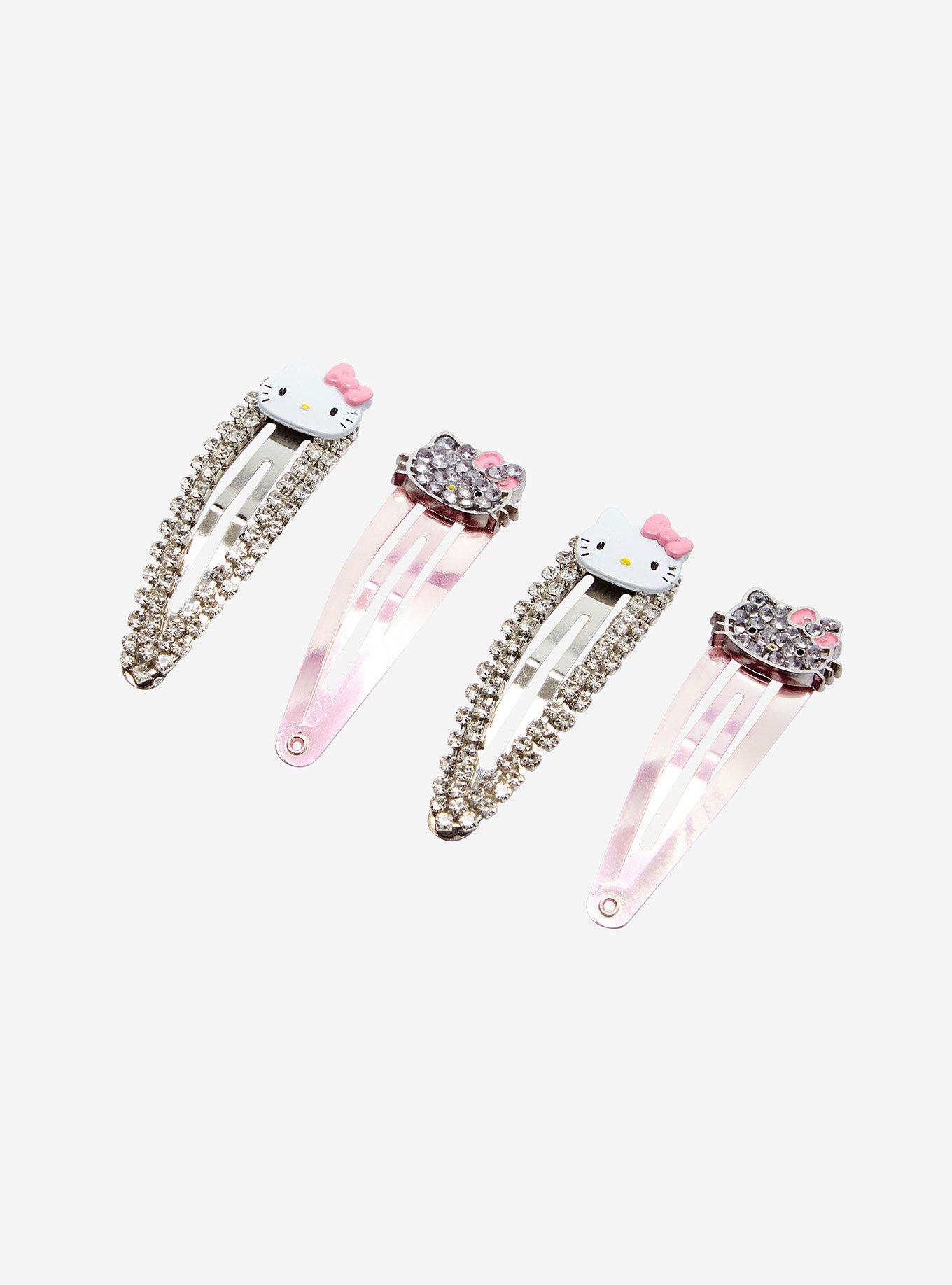 Hello Kitty Bling Charm Hair Clip Set, , alternate