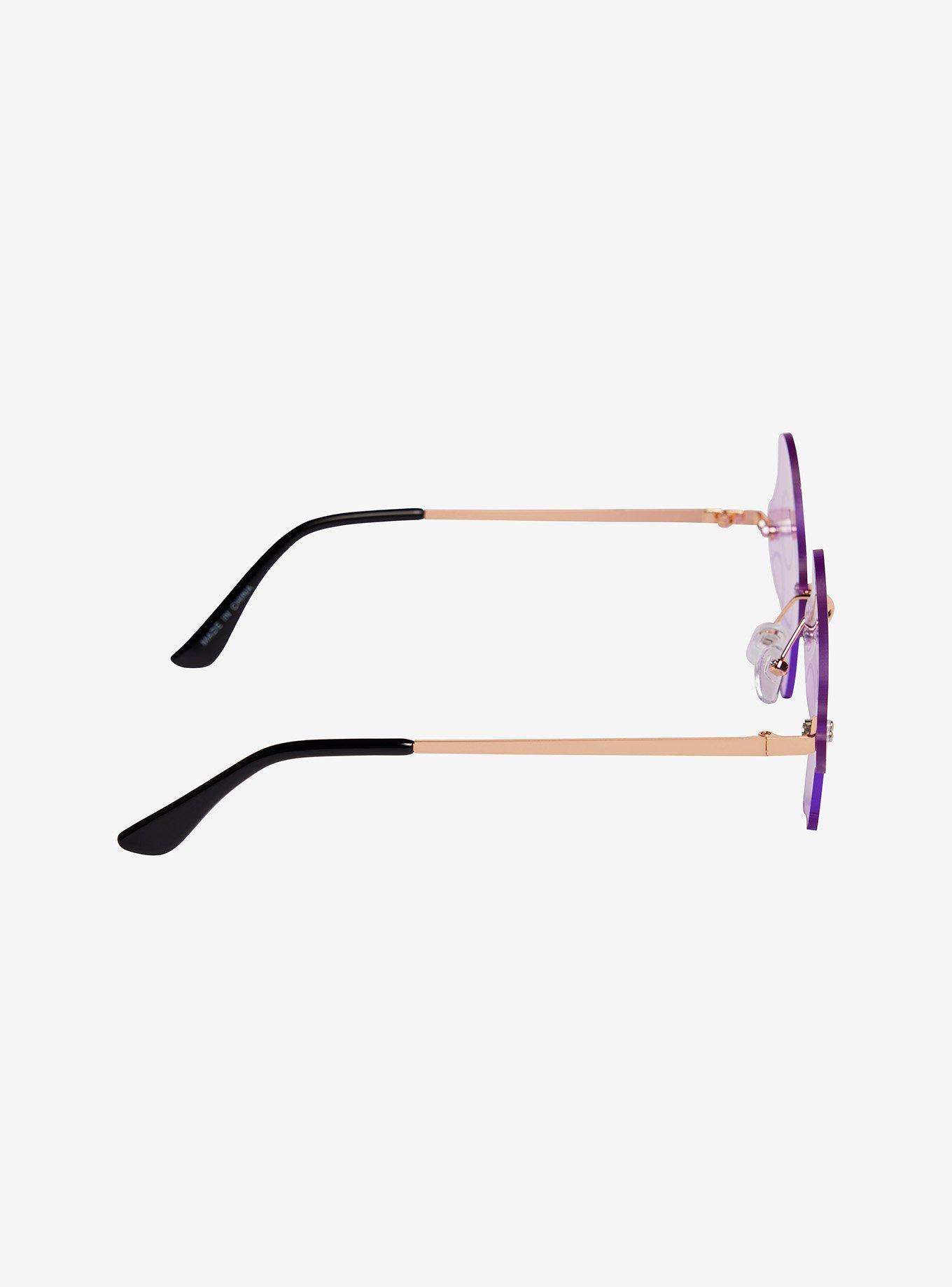 Plus Size Purple Mushroom Sunglasses, , alternate