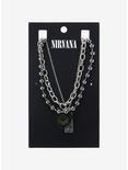 Nirvana Guitar Pick Nameplate Necklace Set, , alternate