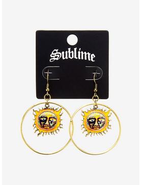 Sublime Sun Circle Earrings, , hi-res