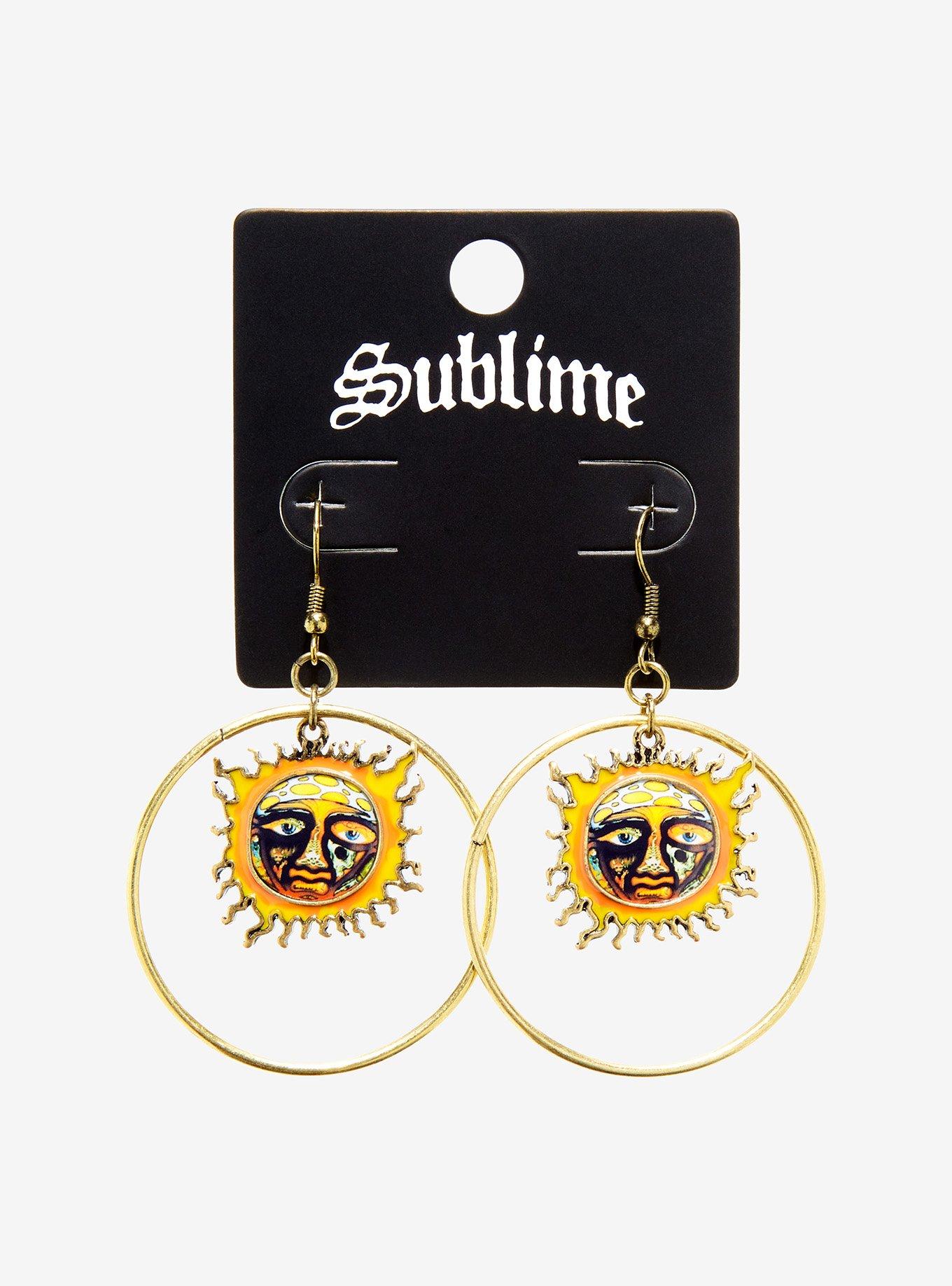 Sublime Sun Circle Earrings, , alternate