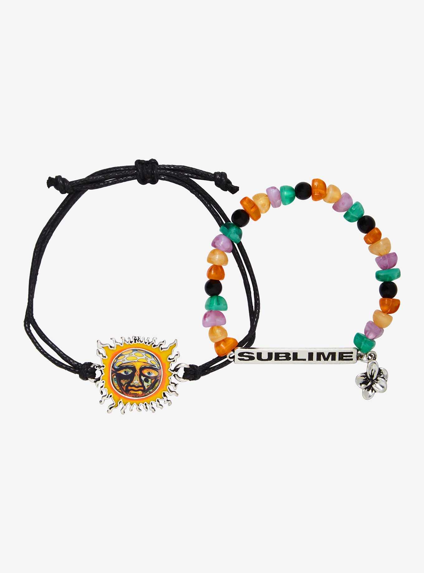 Sublime Logo Cord Beaded Bracelet Set, , hi-res