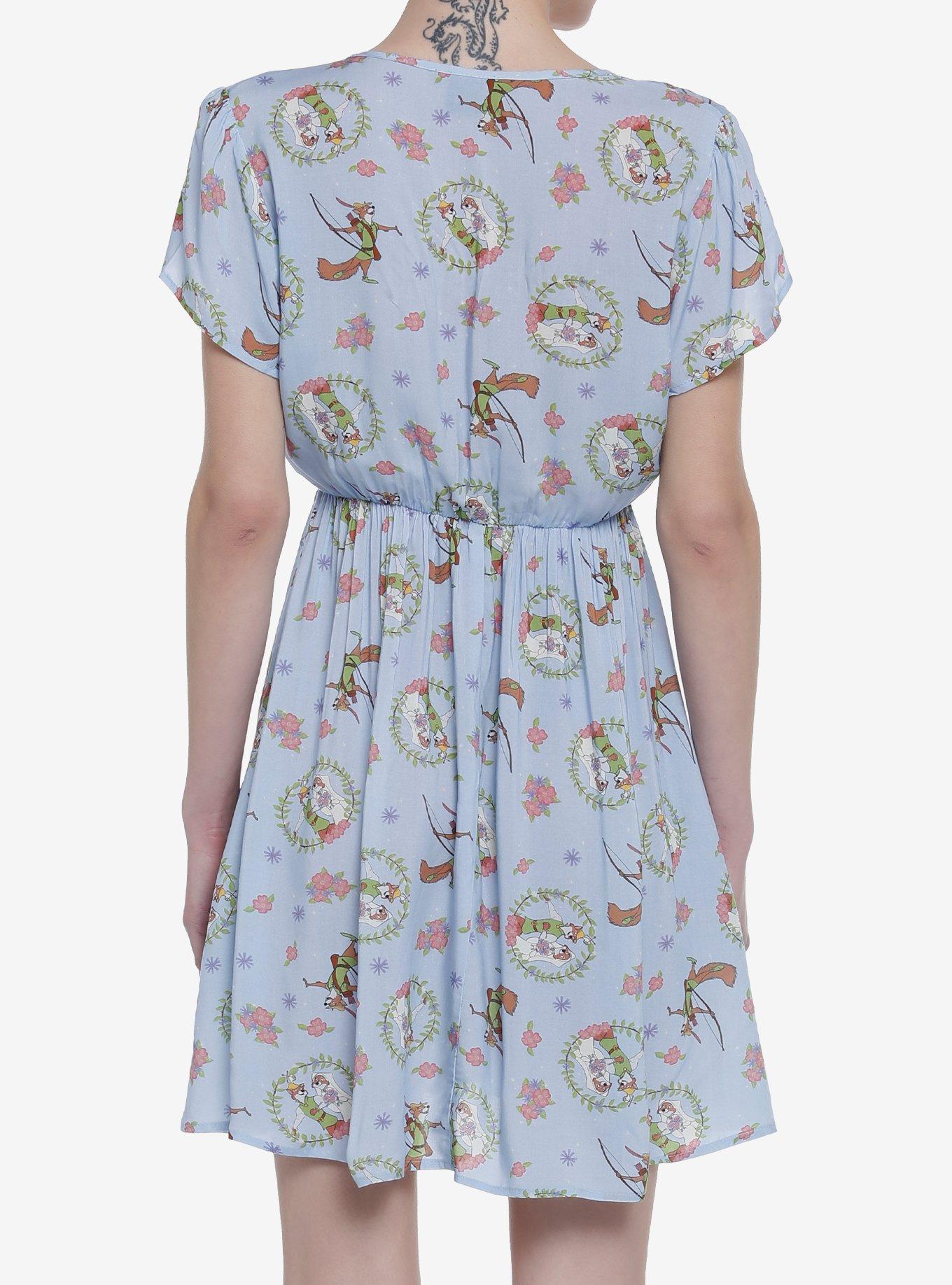 Disney Robin Hood Faux Wrap Dress, MULTI, alternate