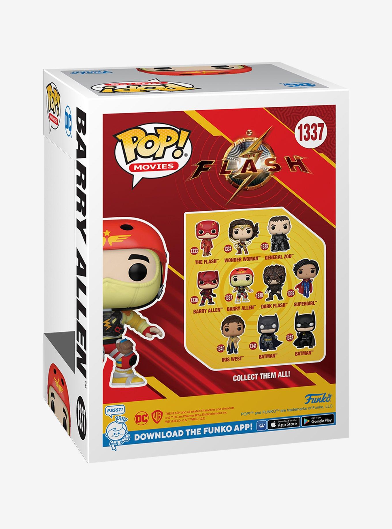 Funko DC Comics The Flash Pop! Movies Barry Allen In Prototype Suit Vinyl Figure, , alternate