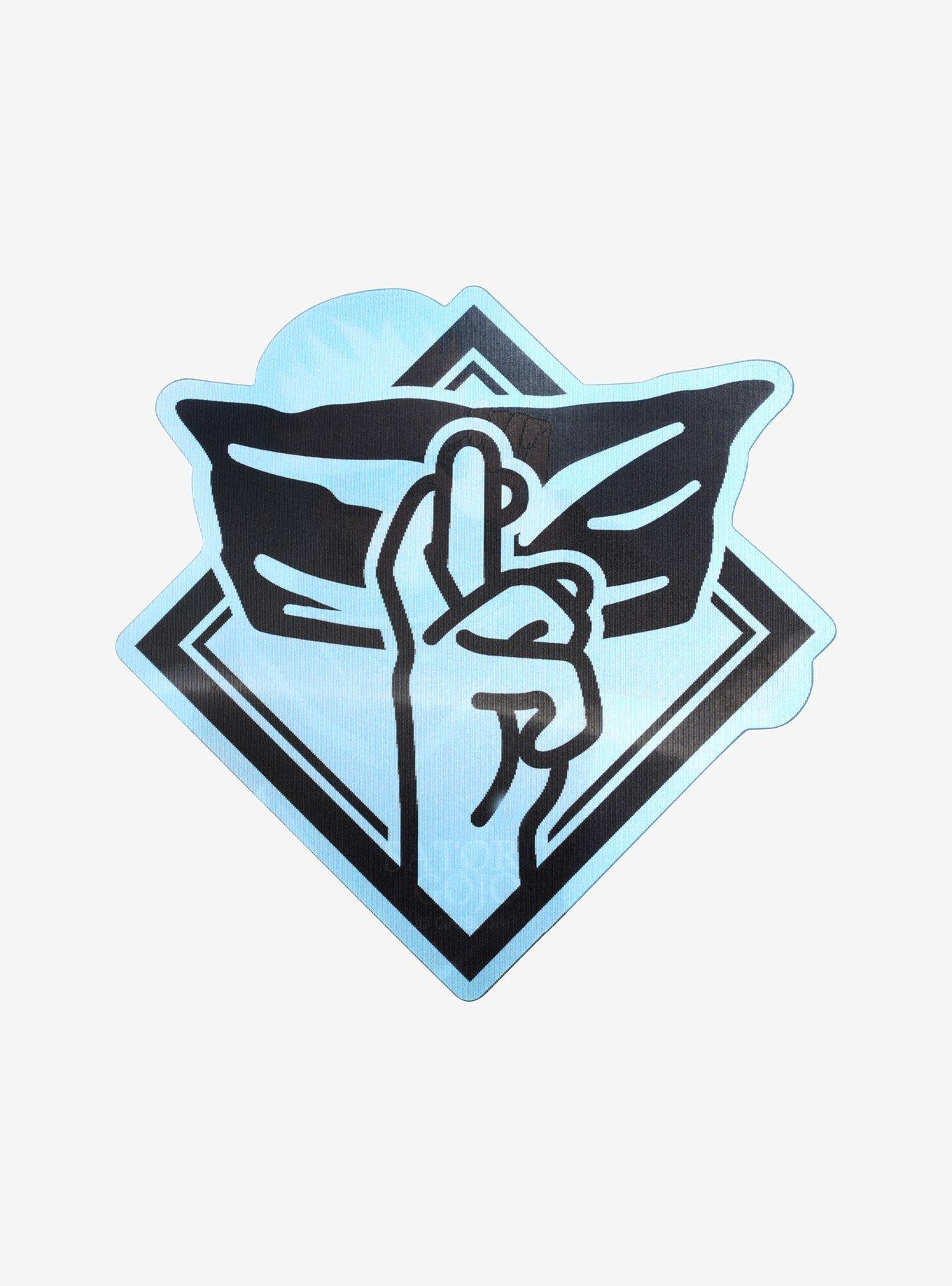 Jujutsu Kaisen Satoru Gojo Portrait & Symbol Lenticular Sticker - BoxLunch Exclusive, , alternate