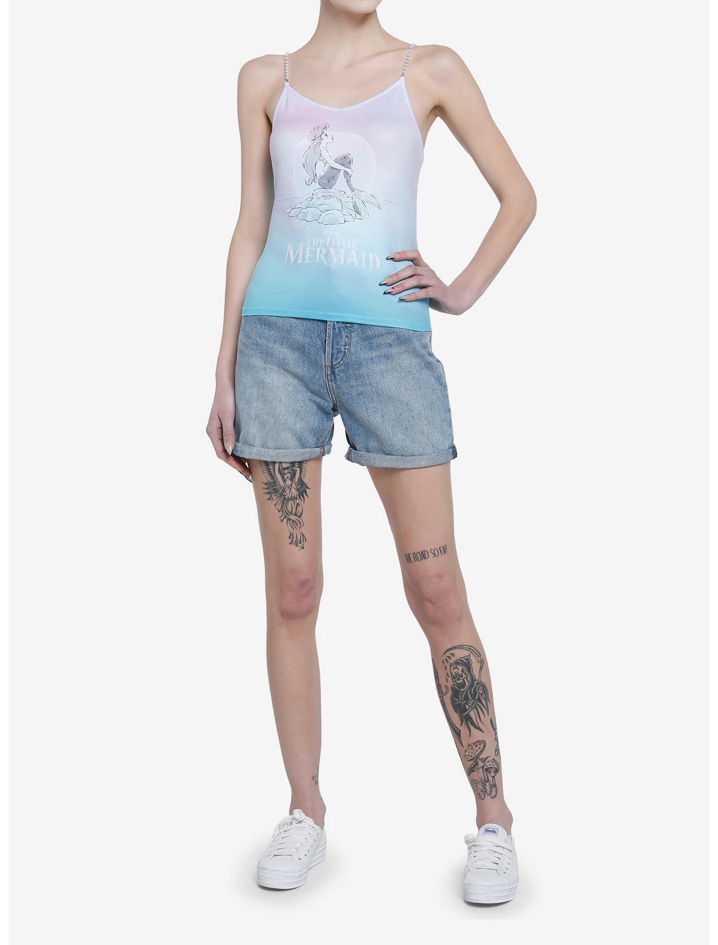Her Universe Disney The Little Mermaid Ombre Pearl Strap Cami, , hi-res