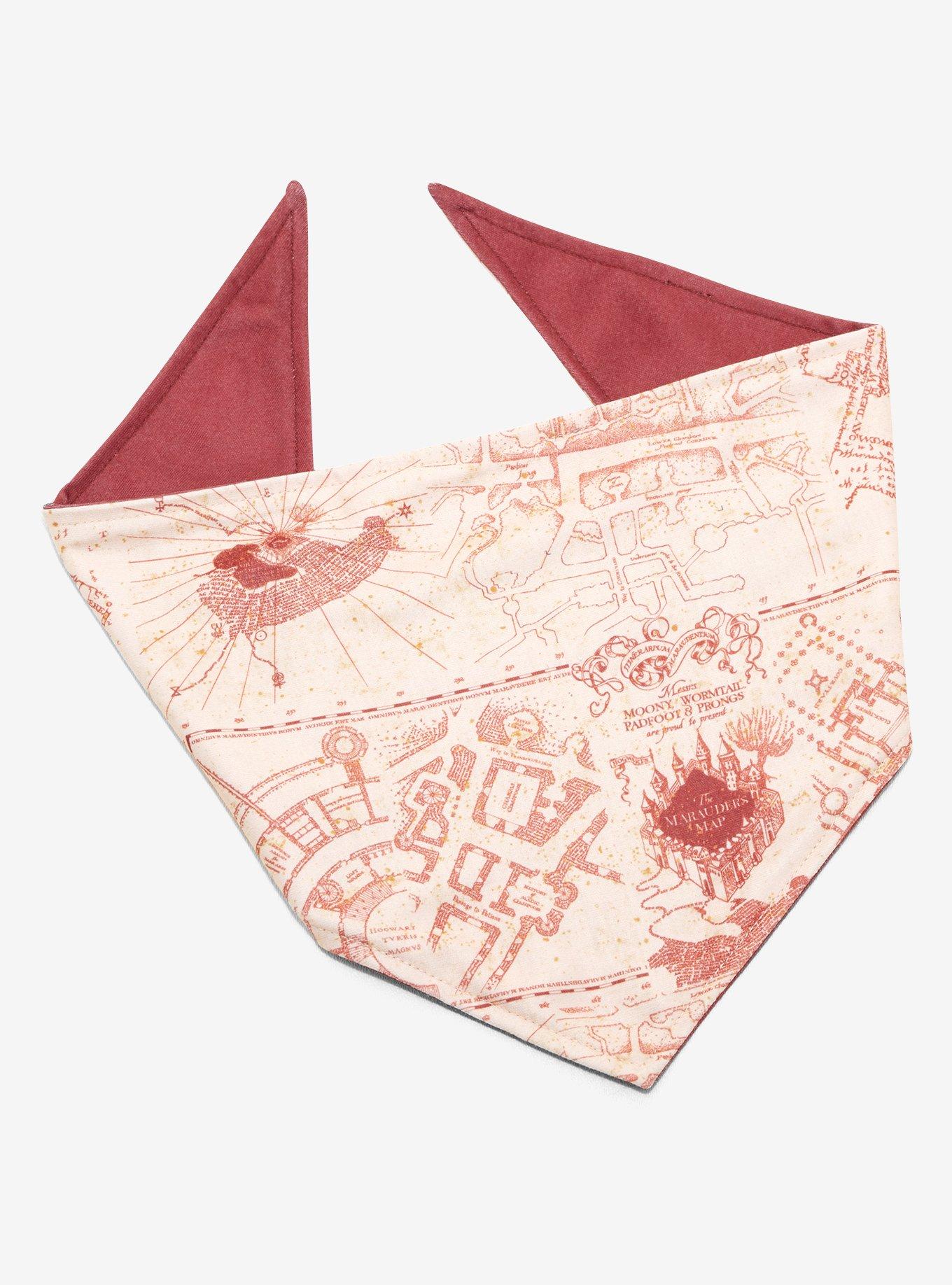 Harry Potter Marauder's Map Reversible Pet Bandana - BoxLunch Exclusive, MULTI, alternate