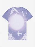 Ghost Demon Papa Emeritus Splatter Dye Boyfriend Fit Girls T-Shirt, MULTI, alternate