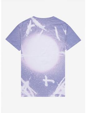 Ghost Demon Papa Emeritus Splatter Dye Boyfriend Fit Girls T-Shirt, , hi-res