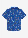 Disney Pixar Toy Story Forky Recycling Allover Print Toddler Button-Up - BoxLunch Exclusive, ROYAL BLUE, alternate