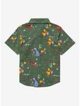 Disney Winnie the Pooh Earth Day Allover Print Woven Toddler Button-Up - BoxLunch Exclusive, FOREST, alternate
