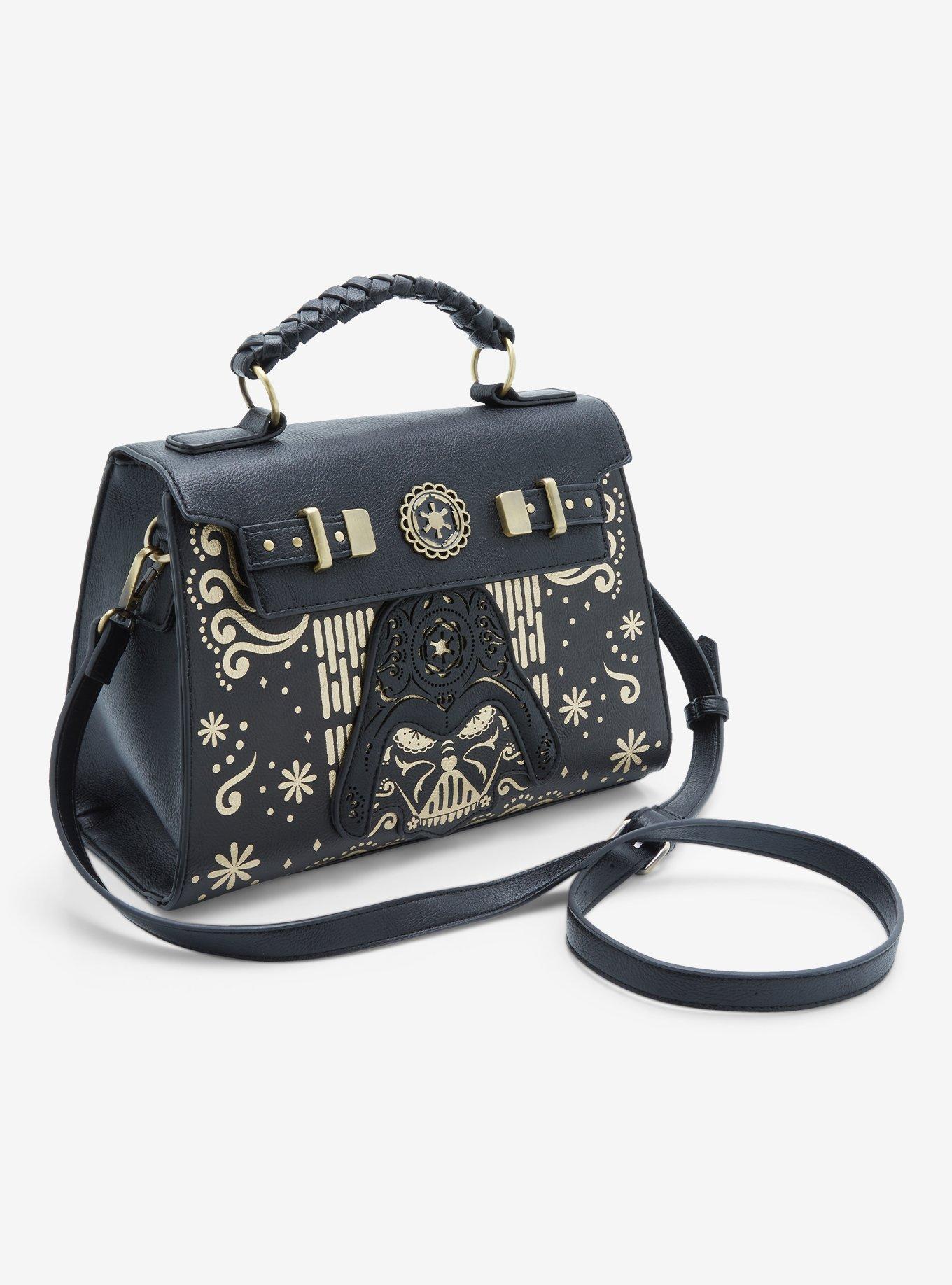 Star Wars Darth Vader Gold Detailed Handbag - BoxLunch Exclusive, , alternate