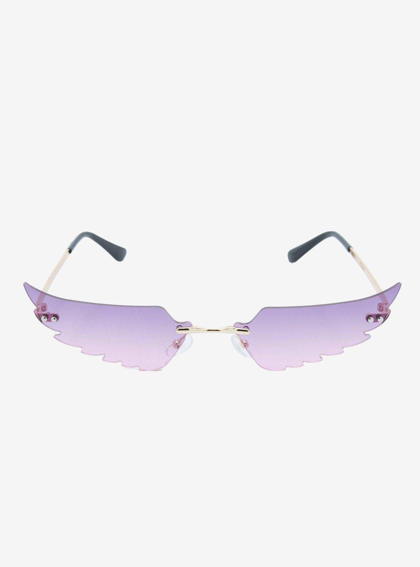 Purple Gradient Wings Sunglasses, , alternate