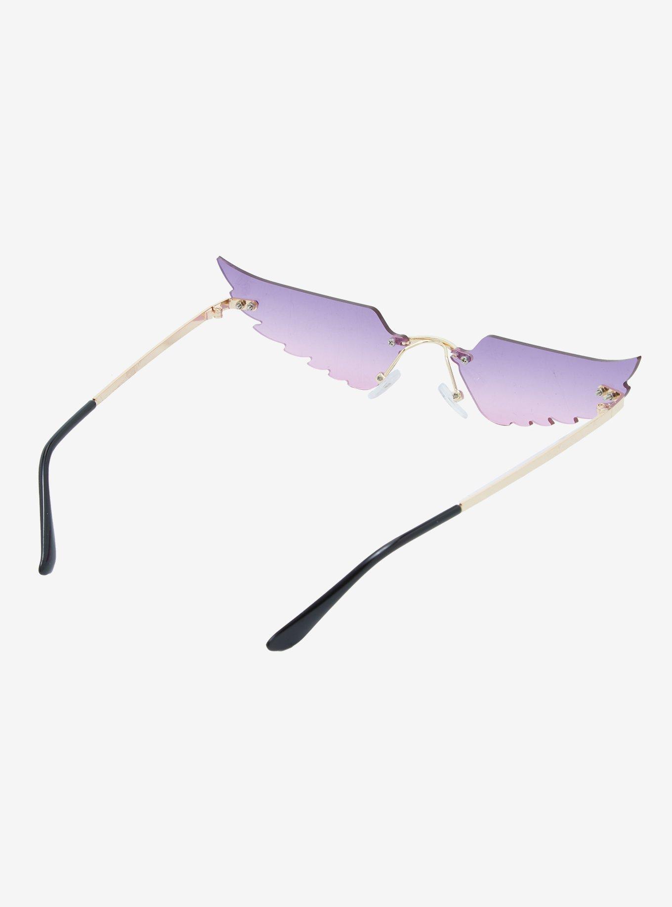Purple Gradient Wings Sunglasses, , alternate