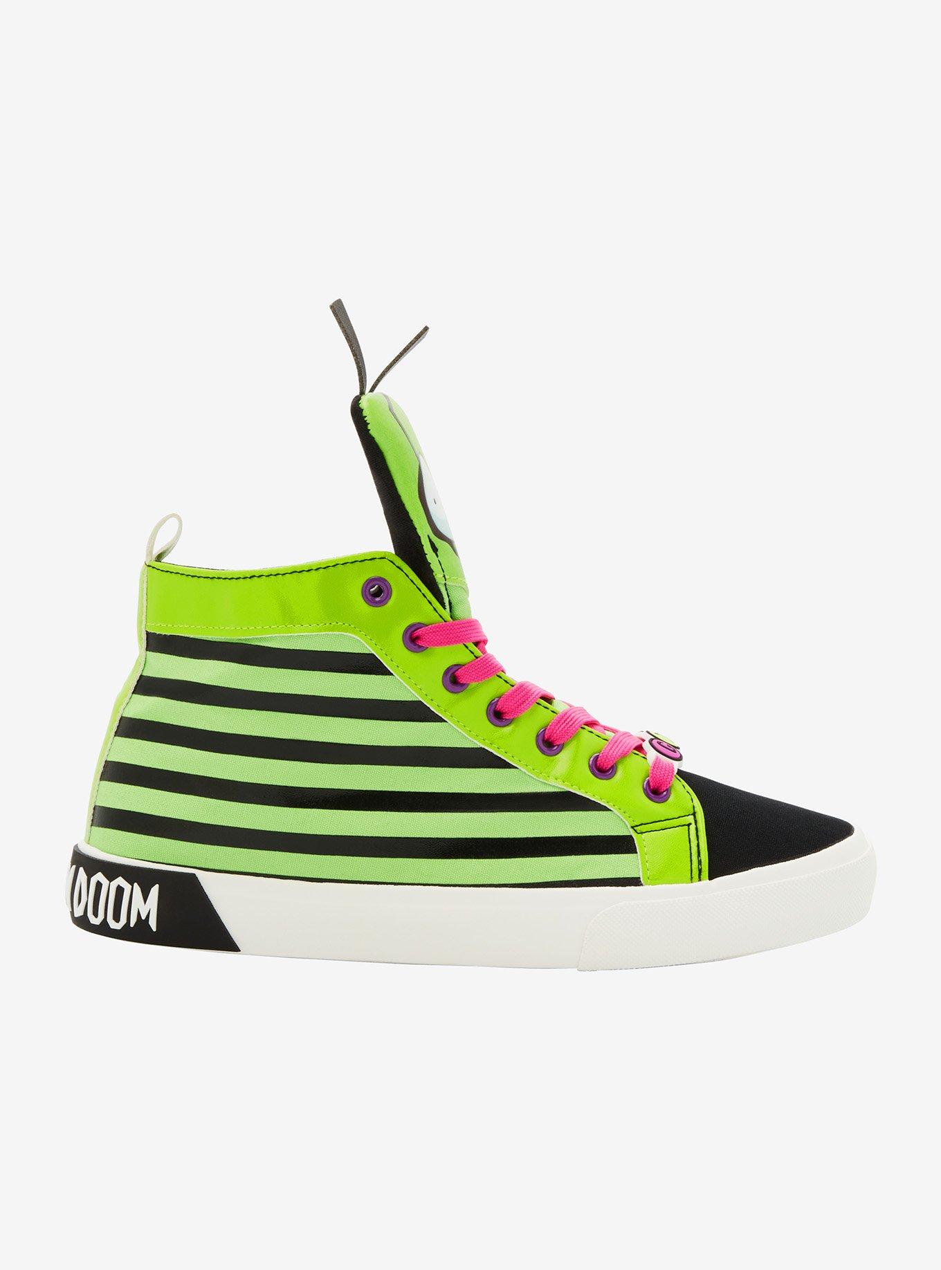 Invader Zim GIR Stripe Hi-Top Sneakers, , hi-res