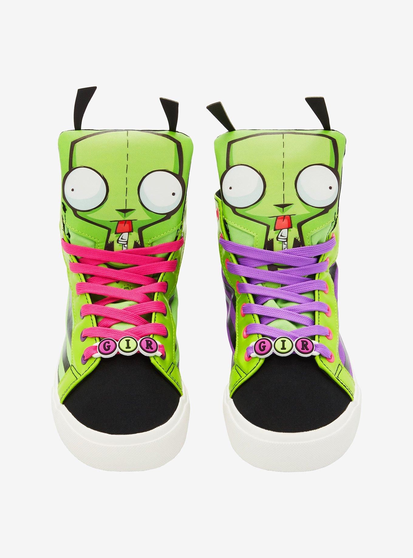 Invader Zim GIR Stripe Hi-Top Sneakers, MULTI, alternate