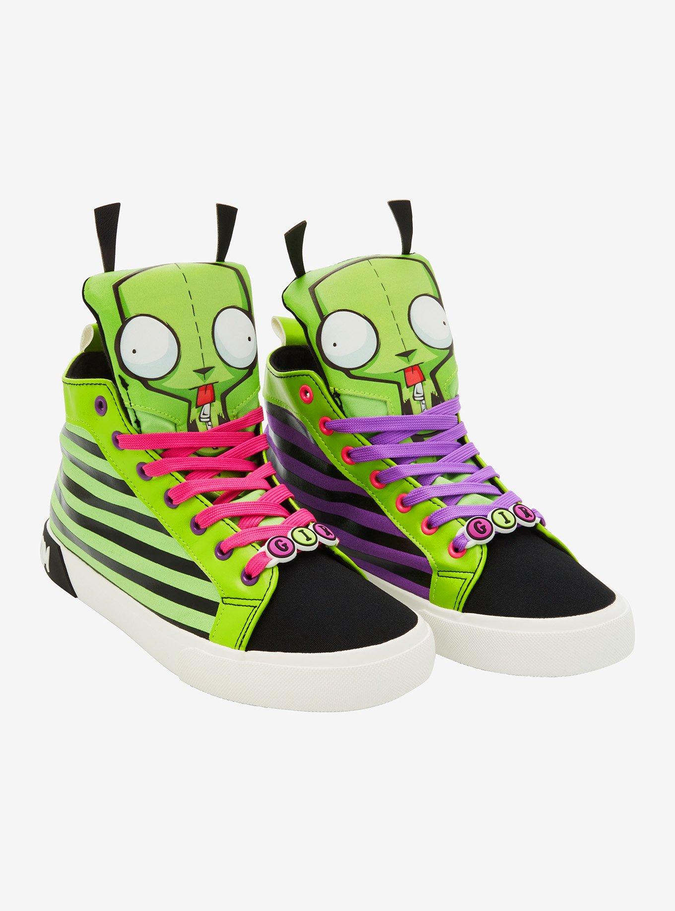 Invader Zim GIR Stripe Hi-Top Sneakers, MULTI, alternate