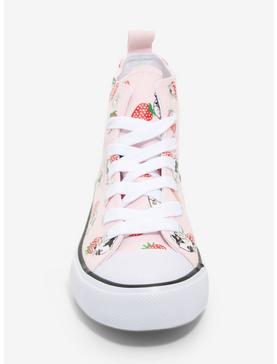Plus Size Strawberry Cow Hi-Top Sneakers, , hi-res