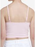 Sweet Society Pink & White Bow Strappy Girls Cami, PINK, alternate