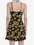 Sunflowers & Lace Slip Dress, SUNFLOWER, alternate