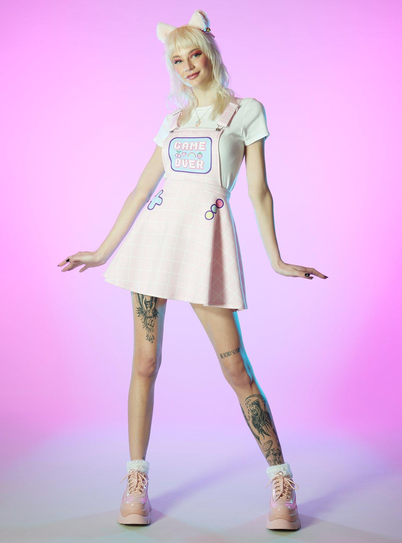 Game Over Pastel Skirtall, MULTI, alternate